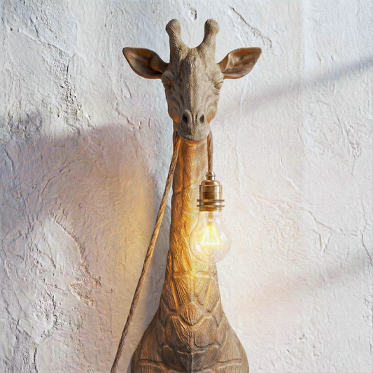 Lampada Giraffa Rovere 30% Fibre di Legno