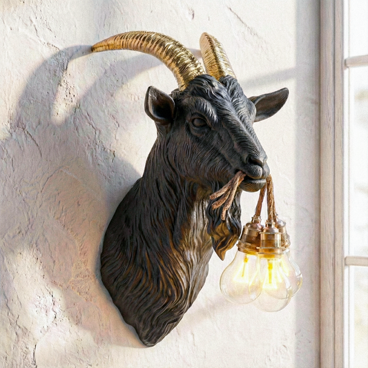 Lampada Capra Nera LINEA TRIPLE