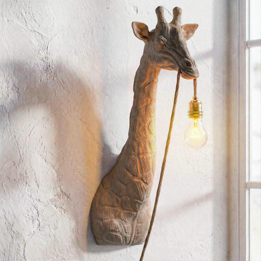 Lampada Giraffa Rovere 30% Fibre di Legno
