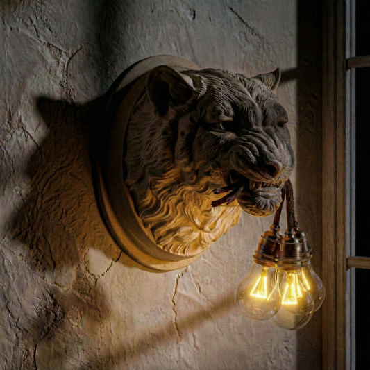 Lampada Leopardo Rovere 30% Fibre di Legno LINEA TRIPLE