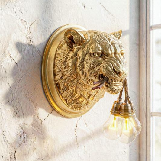 Lampada Leopardo Oro LINEA TRIPLE