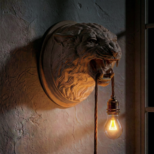 Lampada Leopardo Rovere 30% Fibre di Legno