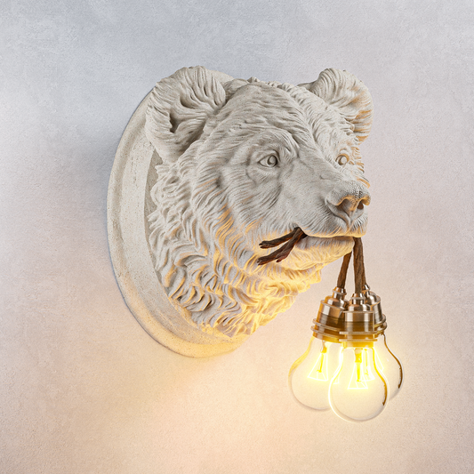 Lampada Orsetto Travertino LINEA TRIPLE