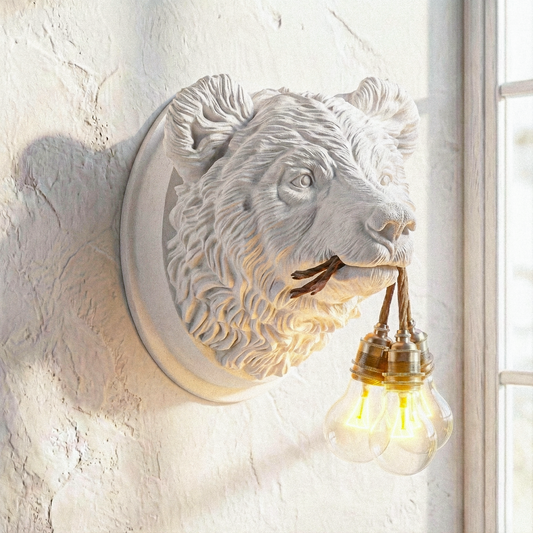Lampada Orsetto Travertino LINEA TRIPLE