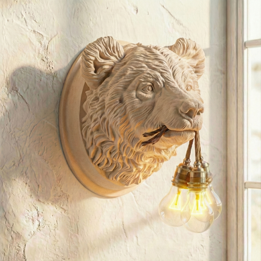 Lampada Orsetto Rovere 30% Fibre di Legno LINEA TRIPLE