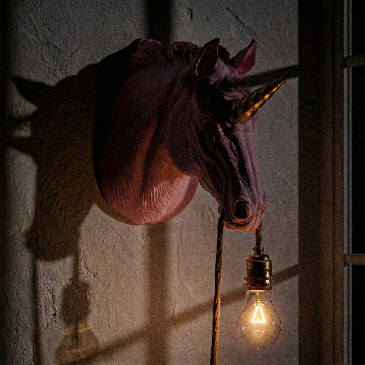 Lampada Unicorno Candy/Oro