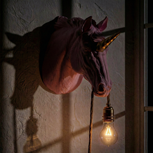 Lampada Unicorno Candy/Oro